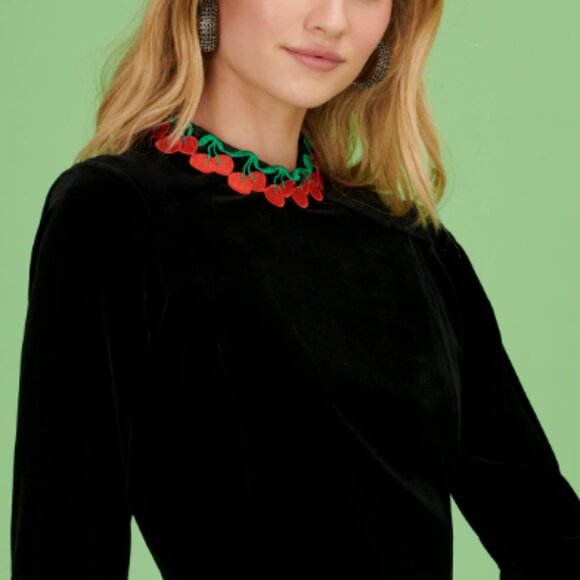 HVN Velvet Mini Ashley Dress Size 2 NWT - Picture 3 of 13